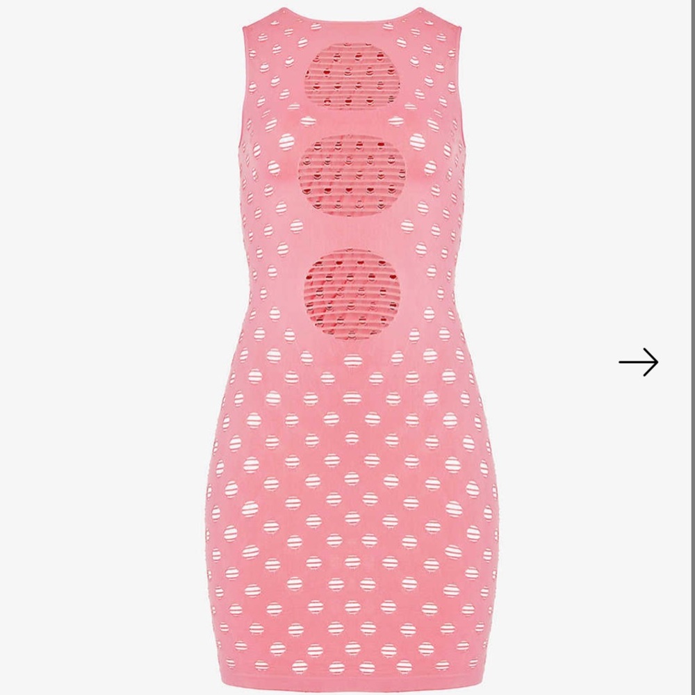 Maisie Wilen Perforated Dress